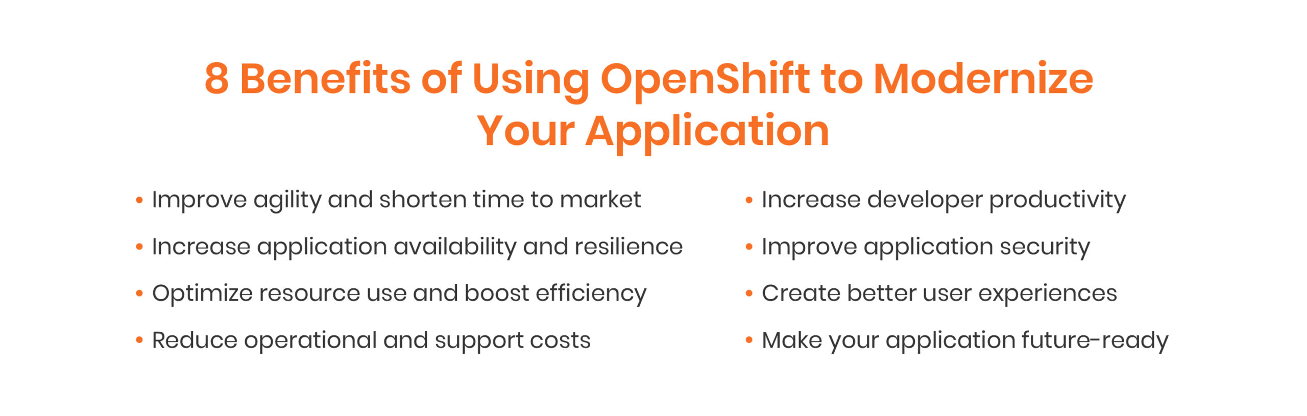 8 Benefits of Using OpenShift to Modernize Your Application