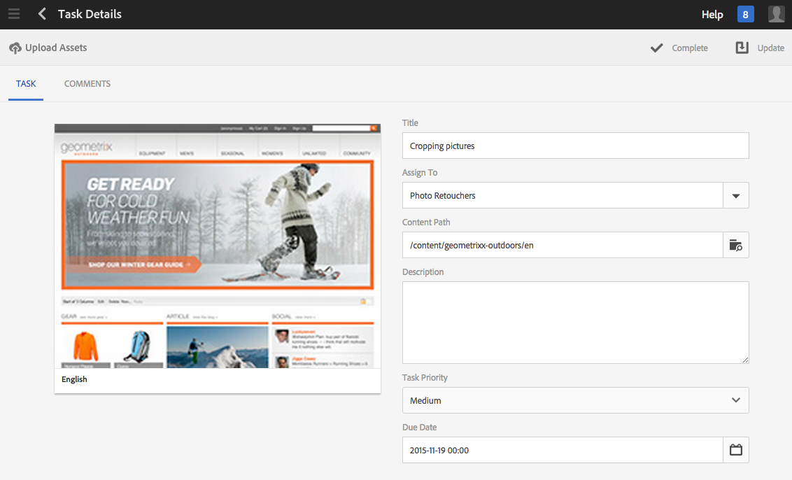adobe experience manager features of CMS