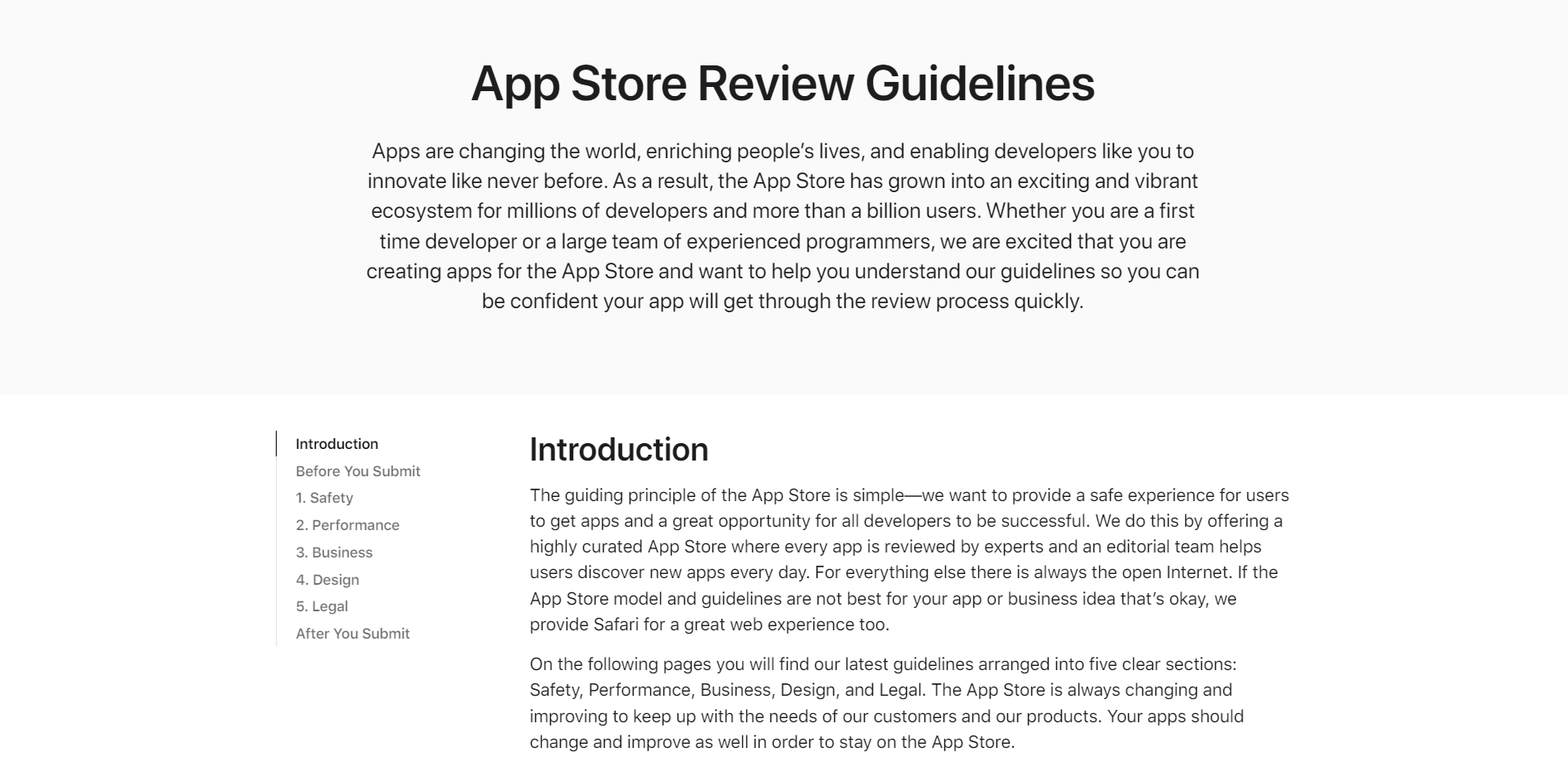 Mobile apps must adhere to app store guidelines before being approved for distribution.