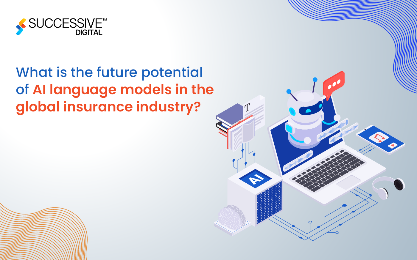 What is the future potential of AI language models in the global insurance industry?