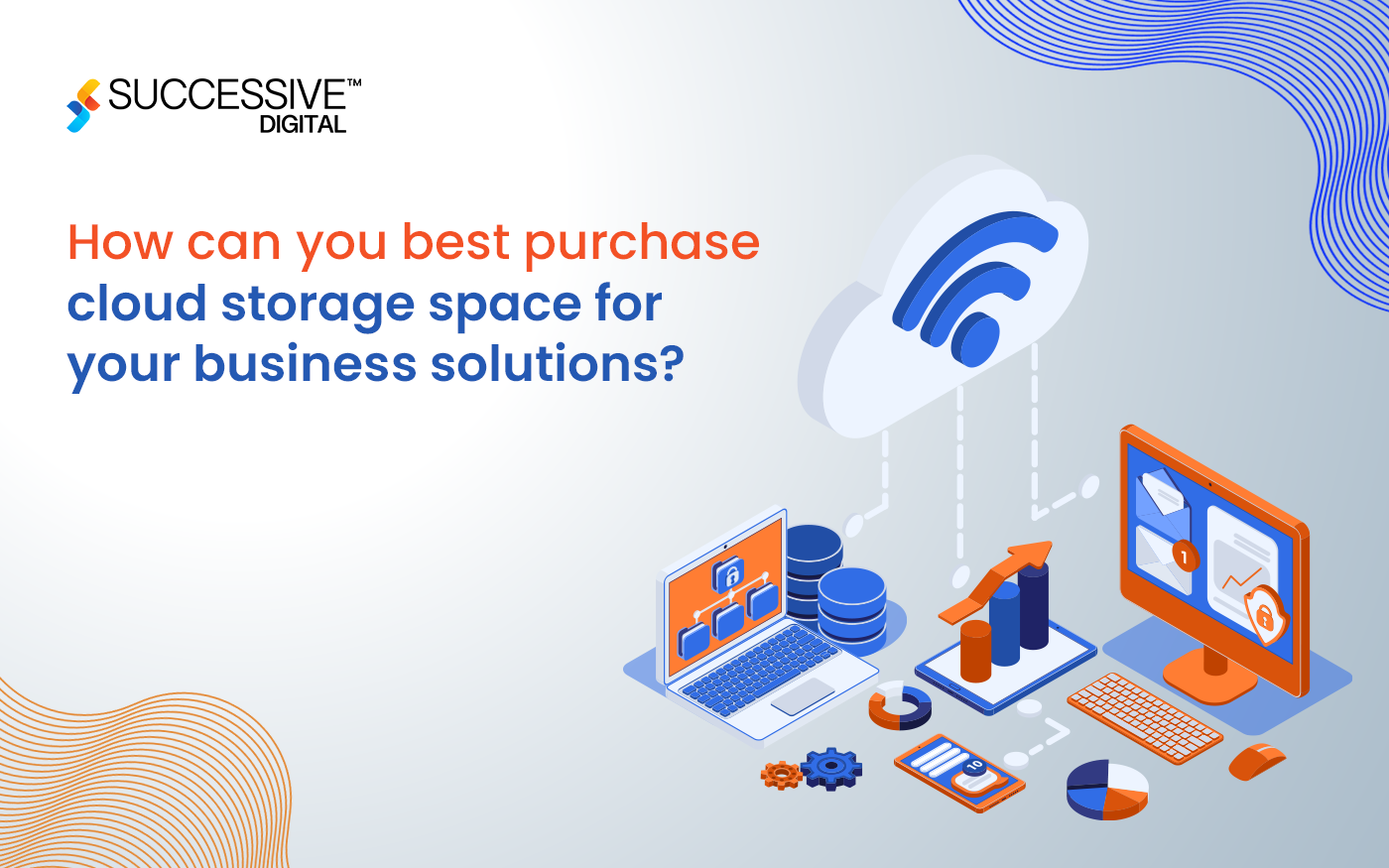 How can you best purchase cloud storage space for your business solutions?
