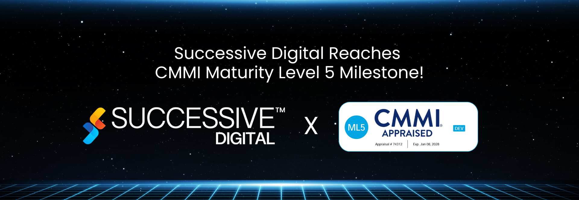 Successive Digital Appraised at CMMI® Maturity Level 5